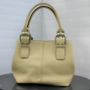 Tignanello Cream Leather Handbag
